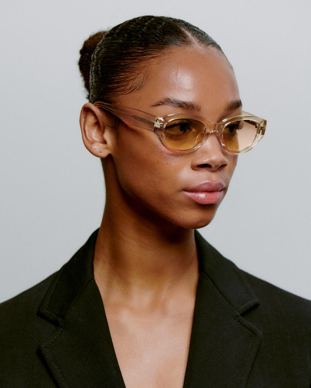 Winnie solbrille - Ecru Transparent